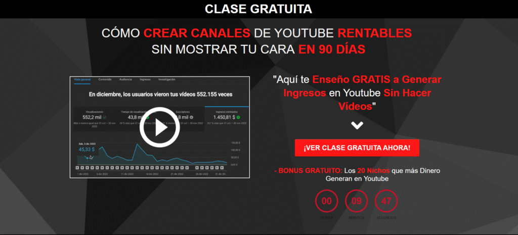 MonetizaTube: Opinión Completa ¿Funciona realmente el curso de Mari Fuentes? 5 Clase Gratis curso Monetizatube opiniones