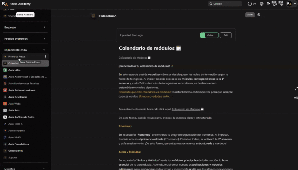 academia automatización ia Racks Academy opinión