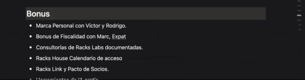 qué opino de racks academy